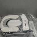 3-in-1 Potty Training Seat & Training Toilet & Potty Chair, Height Adjustable Toddler Toilet Seat for Kids Boys Girls, Foldable Potty Training Toilet with Splash Guard and Anti-Slip Steps (Gray)