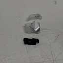 Aulumu A29 Geometric AirPods 4 Case with Lock | Protective Cover with Nylon Buckle | Alloy Armour | Compatible with Apple AirPods 4th (2024) - Translucent White