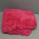 Xexsin Small Rugs for Bedroom, Fuzzy Throw Rug for Living Room Dorm, Soft Fluffy Bedroom Rug, Non Slip Shag Rugs, Modern Indoor Home Decor Aesthetic, 2x3 Feet, Hot Pink