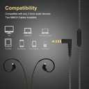 BASN Metalen in-Ear Monitors Headphones,4 Drivers Musicians Noise Isolating IEMs with Deep Bass, Two Detachable MMCX Cables with Case for Singers,Drummers,Bassists(Matt Black)
