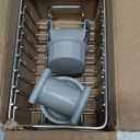 Clawfoot Tub Shower Caddy(Shower Rod Not Included),Clawfoot Tub Accessories,Tub Caddy,SUS304 Stainless Steel Shower Shelves,Clawfoot Tub Soap Caddy(Silver)