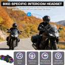 Motorcycle Helmet Bluetooth, DOT Approved Modular Motorcycle Helmets with Dual Visor, Flip Up Full Face Helmet for Adults Men Women XL: 61-62 cm