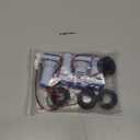 Blue LED Display Voltmeter, Square Dual Display Voltmeter and Ammeter LED Digital Voltage Gauge AC 60-500V 0-100A Current Meter Indicator (4pcs)