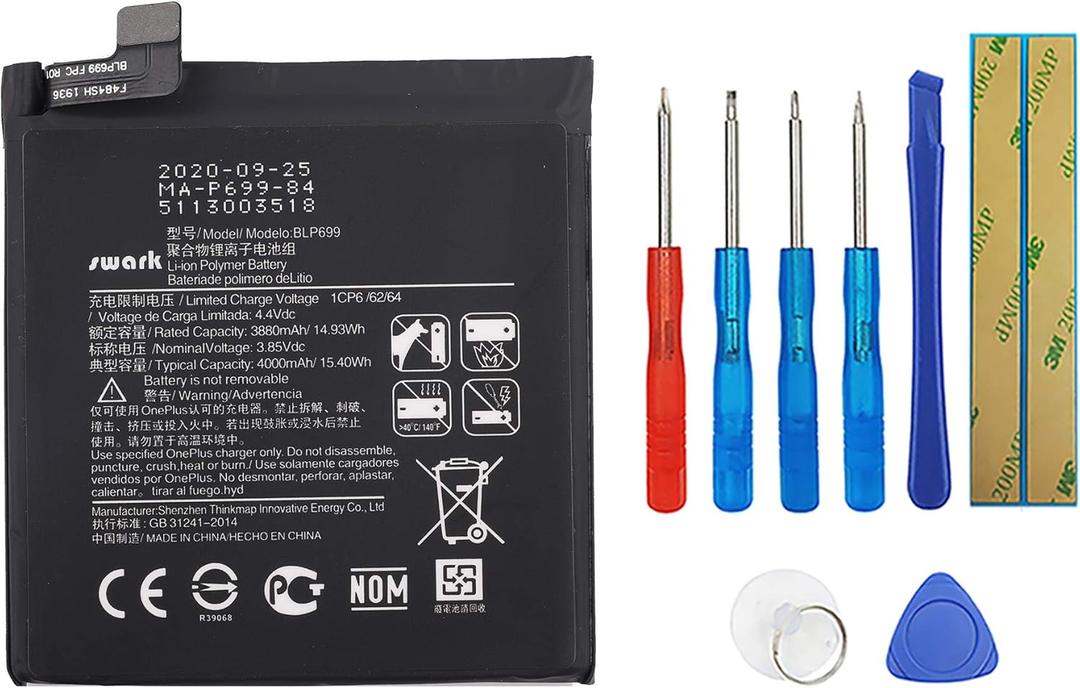 Battery BLP699 Compatible with OnePlus 7 pro with Tools,OnePlus 7 pro Battery