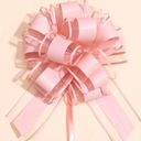 6 PC Pull Bows,Bow for Gift Wrapping,6 inches, Party Gift Wedding Ribbon Bows for Wrapping Boxes or Flower Decorations, Gift Decorations(Lotus Root Pink)