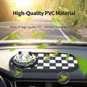 Multifunction Car Anti-Slip Mat with 360 Rotating Phone Holder, Car Dashboard Mat with Hidden Parking Number Plate, Anti-Slip Phone Pad for for Sunglasses Keys, Universal Car Interior Accessories