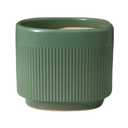 Pots Pots 3 Thickened Breathable Ceramic Simple Green Pots Solid Color Oval Flowers Outdoor Indoor Green Plant Grow Planters Ceramic Pot