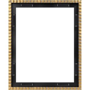 16x20 Gold Canvas Floating Frame for Paintings Distressed Finish
