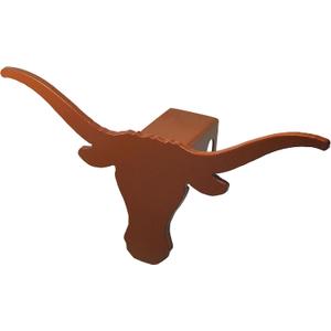 Solid Metal Customer Shaped Hitch Cover (Texas Longhorns)