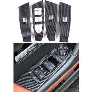For 2023-2026 Mazda CX50 Gas and CX 50 Hybrid Accessories, Carbon Fiber Pattern Window Control Protective Panel, Interior Accessories Upgrade Trims Cover for 2025 2024 Mazda CX-50