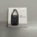 Small Fingerprint Padlock for Locker, Rechargeable Bluetooth Mini Locker Lock, Small Electronic Biometric Padlock for Gym Locker, Suitcase, Backpack, Use with APP