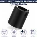 Novabright 4 Pack Boat Seat Swivel Bushings 2-7/8 Inch Boat Seat Pedestal Bushing Plastic Marine Pedestal Post Sleeve