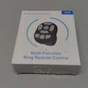 OUTXE Wireless Auto Clicker for TikTok, Bluetooth Remote Scrolling Ring for iPhone Hands-Free Liking/Page Turn/Volume Adjust/Take Photos Without Touching Phone Screen(Black)