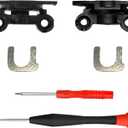 WH-1000XM4 Hinge Swivels as Same as the OEM XM4 Hinge Spins Replacement Parts Accessories Compatible with Sony WH-1000XM4 Noise Cancelling Headphones (Black)