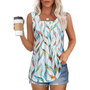 Black Tank Top Woman 2025 Ribbed Textured Blouses Dressy Casual Summer Tops Cute 2025 Sleeveless Crop Tops Cute Office Blouses for Women for Work Top Womens Shirts M at Amazon Womens Clothing store Medium