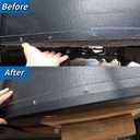 RV Slide Out Ski Set, RV Floor Saver Corner Edge Protector Tracks Prevent Sticking/Catching (Do Not Include Butyl)