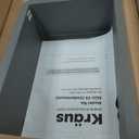 KRAUS Forteza 32-inch Undermount Single Bowl Granite Kitchen Sink in Grey, KGU-55GREY (Gray)