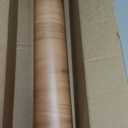 VEELIKE Brown Teak Wood Contact Paper Peel and Stick Countertops Waterproof Wood Wallpaper for Furniture Table Countertops 24''x118'' Self Adhesive Woods Grain Contact Paper for Cabinets Counter Cover