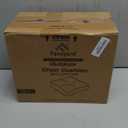 Favoyard Patio Chair Cushions 17  17 Inch Water Resistant & 3-Year Color Fastness Outdoor Chairs Cushion for Seat Dining Rocking Wicker Chair Cushion with Tie Straps Tufted Square Pads, Blue, 2 Pack