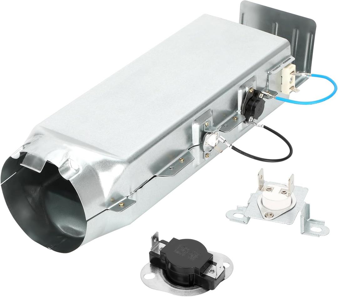 DC97-14486A Dryer Heating Element Upgrade OEM DC96-00887A,Fit for Samsung Dryer dv45h7000ew/a2 dve50r5400v/a3 dve50r5200w/a3,Replace DC97-14486D AP4342351(with DC96-00887A DC47-00018A)