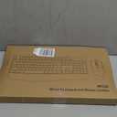 Wired Keyboard and Mouse Combo, EDJO Full-Sized Ergonomic Computer Keyboard with Palm Rest and Optical Wired Mouse for Windows, Mac OS Desktop/Laptop/PC (Black)