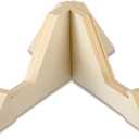 Geelin Slackline Balance Board Stand Slackline Board Display Rack Wooden Balance Training Accessories for Adult Gym Fitness Center Yoga Surfing Training, 10 x 7.5 x 4 Inch