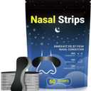 60ct Nasal Strips for Snoring,Extra Strength Nose Strips for Breathing,Hypoallergenic Strong Nasal Strips Tape, Boost Oxygen Intake,Improve Sleep Quality,Latex Free,Skin Safe Nasal Strip - Black