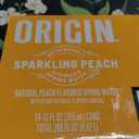 ORIGIN Organic & Non-GMO Peach Flavor Sparkling Water, 12 Fl Oz, Recyclable Aluminum Cans (24 Count) (EXP 07/27/26) 7 Boxes