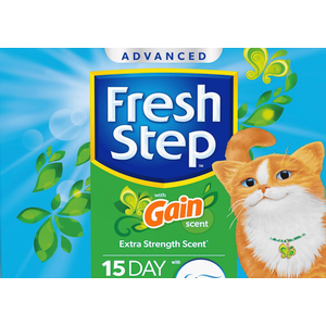 Fresh Step Advanced Clumping Litter with Febreze Freshness with Gain Scent, Fights Odor on Contact