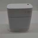 MOPALL Small Bathroom Trash Cans with Lids,Motion Sensor Bathroom Trash Can,Narrow Waterproof Plastic 3.5 Gallon Automatic Adsorption Touchless Garbage Can,White (Slim)