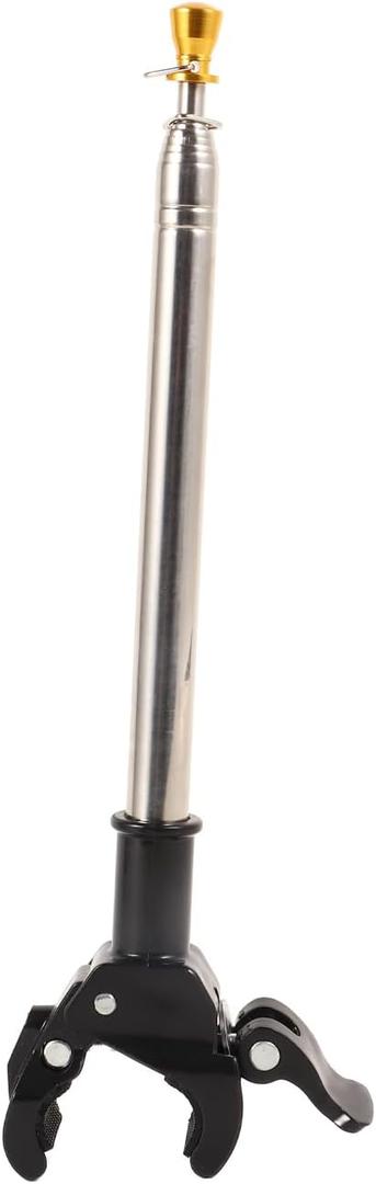 Adjustable Bike Bicycle Motorcycle Flag Pole Mount: Universal Stainless Steel Flagpole Bracket Hitch Rack - Flagpole Holder for Harley, Dirt Bike, Bicycle Accessories 63in Retractable Poles Stand