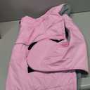 Peferhouse Dog Warm Winter Coats for Large Dogs Female, Dog Cold Weather Coat Dog Windproof Reflective Jacket with Harness Hole Thick Dog Vest Jacket Pink 4XL