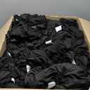 100 PCS Banquet Chair Covers for Wedding Universal Polyester Spandex Chair Cover Stretch Slipcovers for Party Dining Flat-Front Chair (Black)