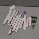 Outus 12 Pcs Candyland Hanging Paper Fans Candy Themed Classroom Decorations Lollipop Paper Fan Colorful Peppermint Ceiling Wall Decor for Halloween Candy Land Birthday Party Supplies (Pink)