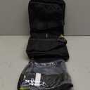 Duffle Bag for Travel, Weekender Bag with Shoe Compartment, Carry On Overnight Bag for Women with Toiletry Bag Duffel Bags with Wet Pocket for Gym Hospital Bags for Labor and Delivery Black