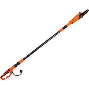 8-Inch Corded Electric Pole Saw 8-Amp Telescoping Pole Saw Auto Oiling Multi-Angle Pole Chainsaw for Tree Trimming, Courtyard, Household