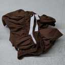 Wrap Around Dust Ruffle Bed Skirt - Brown - for King Size Beds with 15 Inch Drop - Easy Fit Elastic Strap - Adjustable Pleated Bedskirt w/Brushed Fabric - Wrinkle Free - for Women, Men, Kids & Teens