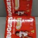 Huggies Size 2 Diapers, Little Snugglers Baby Diapers, Size 2 (12-18 lbs), 180 Ct (3 packs of 60), Packaging May Vary