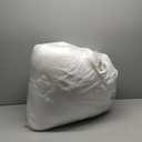 Hansleep Twin Mattress Topper Viscose Derived from Bamboo, Memory Foam Pillow Top Mattress Topper Twin with Deep Pocket, Breathable Mattress Pad for Back Pain Relief, 39" x 75", White