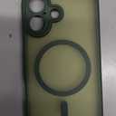 Designed for iPhone 17 Case, Compatible with MagSafe, [Camera Protection] [15FT Military Droptection] Shockproof Translucent Matte Anti-Slip Phone Case, 6.3", Alpine Green