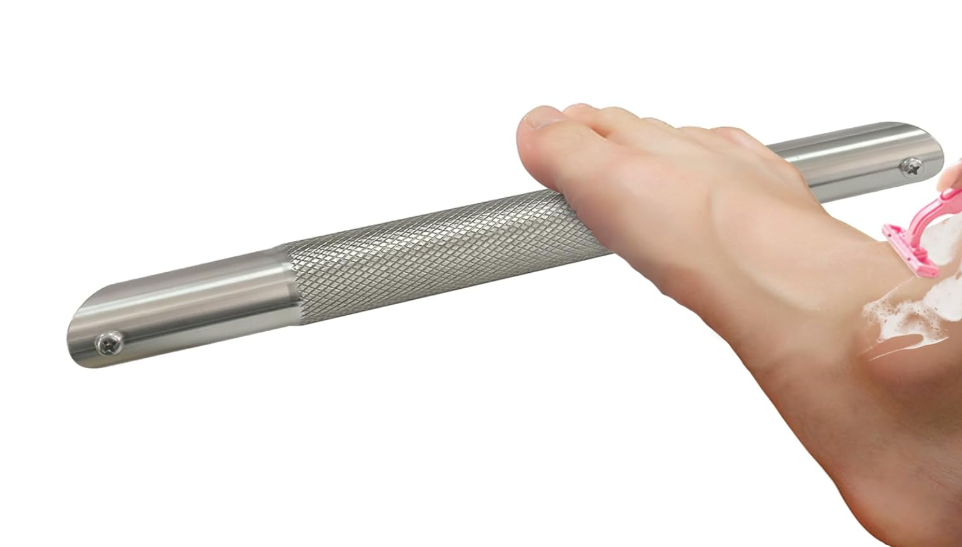Shower Foot Rest for Shaving Legs Shower Foot Stool Wall Mounted Bathtub Foot rest Stainless steel 304 Foot Rset Bar Brushed Nickel
