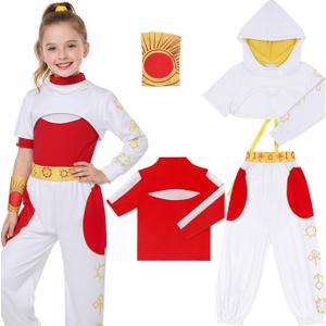 Zombies Costume for Girls Nova Costume,Cheerleader Dress for Character Halloween Cosplay (5-6 Years)