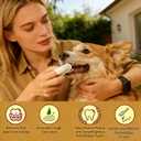 2 x CGO Pet Teeth Cleaning Finger Wipes (50 Count) - Soft Dental Finger Covers for Dogs & Cats - Effectively Removes Plaque & Tartar, Freshens Breath - Alcohol-Free, Non-Irritating Oral Care Routine