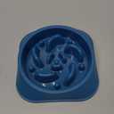 MateeyLife Slow Feeder Dog Bowls, Anti-Choking Puzzle Dog Food Bowls, Anti-Slip Interactive Feeding Slow Down Eating, Bloat Stop Maze Dishes, Dark Blue
