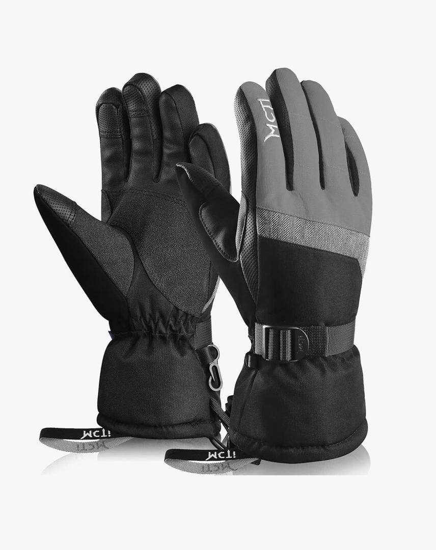 MCTi Ski Gloves,Winter Waterproof Snowboard Snow 3M Thinsulate Warm Touchscreen Cold Weather Women Gloves Wrist Leashes S MCTi Ski Gloves,Winter Waterproof Snowboard Snow 3M Thinsulate Warm Touchscreen Cold Weather Women Gloves Wrist Leashes S