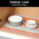 Cooyes Drawer and Shelf Liner, Non-Adhesive Shelf Liners for Kitchen Cabinets, Thick Strong Grip Mats for Desk, Shelves, Bathroom Drawers, Fridge, Cabinet Protection23.6" W x 118" L