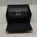 ANWBROAD Watch Winder for Automatic Watches 4 Watch Rotator and 6 Extra Storages with Super Quiet Motor LED Backlight Watch Turner Piano Paint Watch Shaker 4 Rotating Modes USB UJWW002E