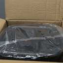 3 Pack Bathroom Small Trash Can with Lid, 2.6 Gallon Slim Garbage Bin with Pop-Up Lid, 10L Plastic Wastebasket for Bedroom, Office, Kitchen, Toilet (Matte Black)