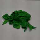 16PCS 8" Large Cheer Hair Bows Ponytail Holder Elastic Band Handmade for Cheerleading Teen Girls College Sports (Green, 16 Count (Pack of 1))