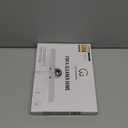 Upgraded 9 Inch Shower Squeegee with Hook - Stainless Steel Core & Silicone Blade | Multi-Purpose Glass Wiper for Shower Doors, Windows, Ceramics - Rounded White